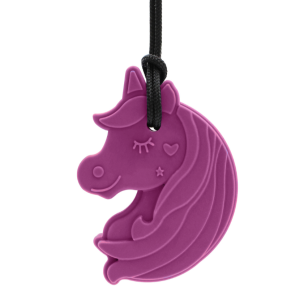 CIONDOLO MASTICABILE UNICORNO MAGENTA – Durezza STANDARD