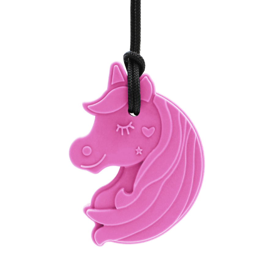 CIONDOLO MASTICABILE UNICORNO PINK – Durezza XT - immagine 2