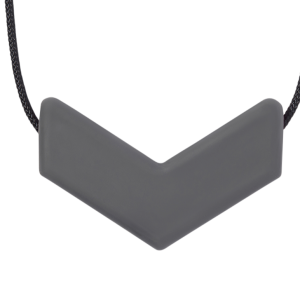 CIONDOLO MASTICABILE CHEVRON GRIGIO SCURO- Durezza XXT