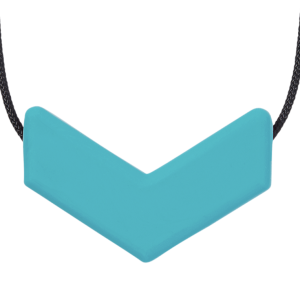 CIONDOLO MASTICABILE CHEVRON TURCHESE- Durezza STANDARD