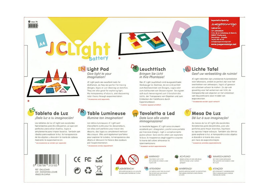 PIANO LUMINOSO A4 RICARICABILE - immagine 4