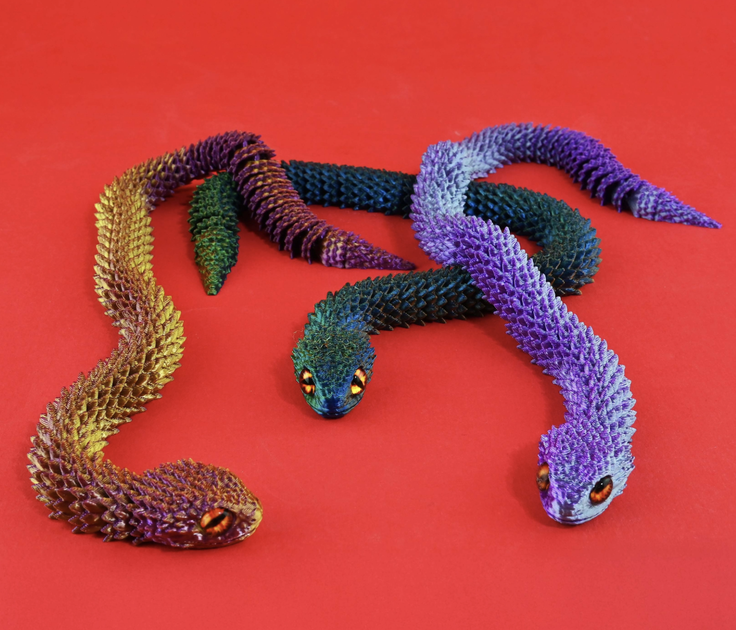 SERPENTE STAMPA 3D BIOPLASTICA - immagine 2