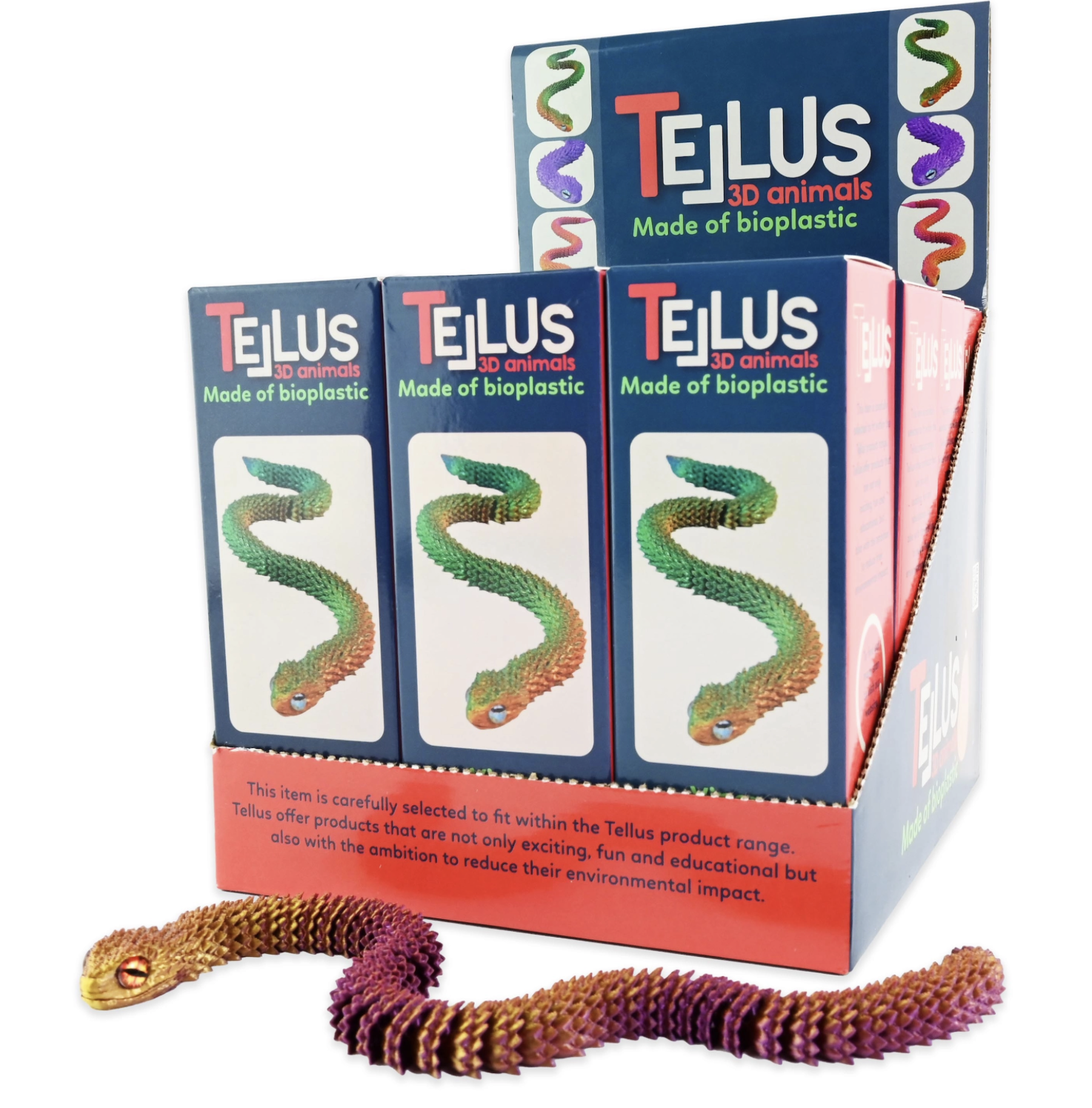 SERPENTE STAMPA 3D BIOPLASTICA - immagine 3