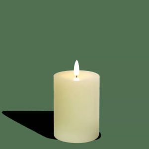 CANDELA REALISTICA LED IN VERA CERA – 15CM