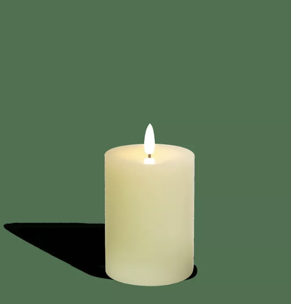 CANDELA REALISTICA LED IN VERA CERA – 15CM