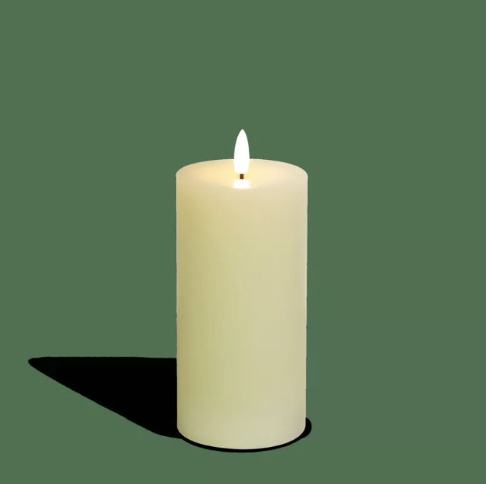 CANDELA REALISTICA LED IN VERA CERA – 20CM - immagine 2