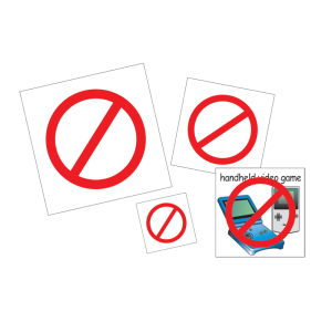 20 SIMBOLI UNIVERSALI “NO” Pec® – due misure