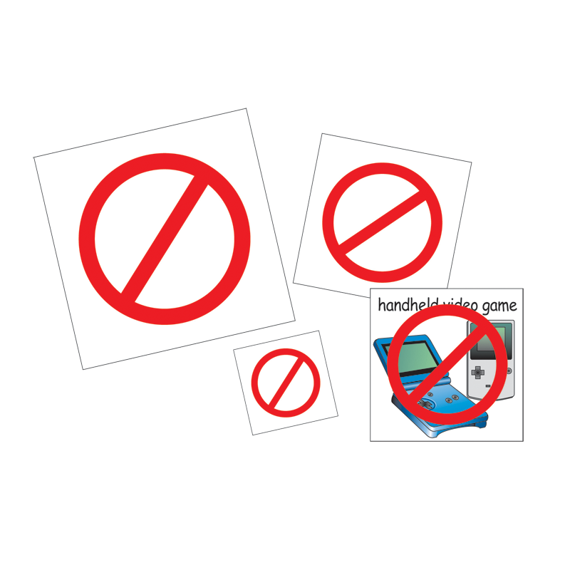 20 SIMBOLI UNIVERSALI “NO” Pec® – due misure