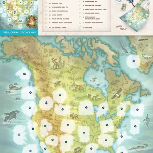 Keystone North America - Field Journal Sticker Map