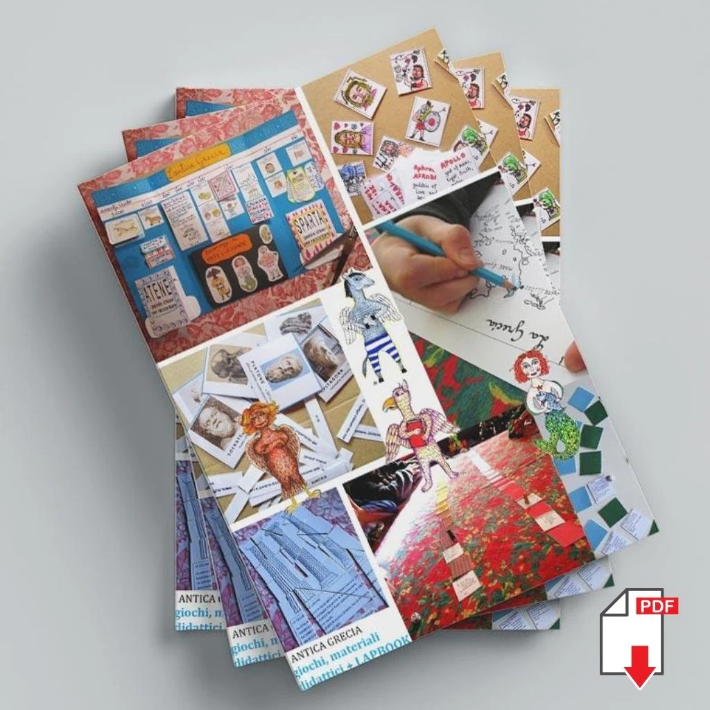 Lapbook Grecia Antica PDF - Giochi Didattici per Bambini 7-11 Anni
