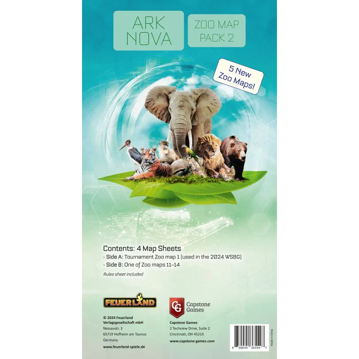 Ark Nova - Zoo Map Pack 2 Promo - immagine 2