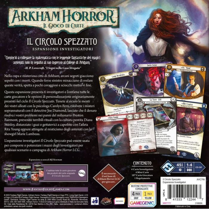 Arkham Horror LCG - Il Circolo Spezzato - Investigatori - immagine 3