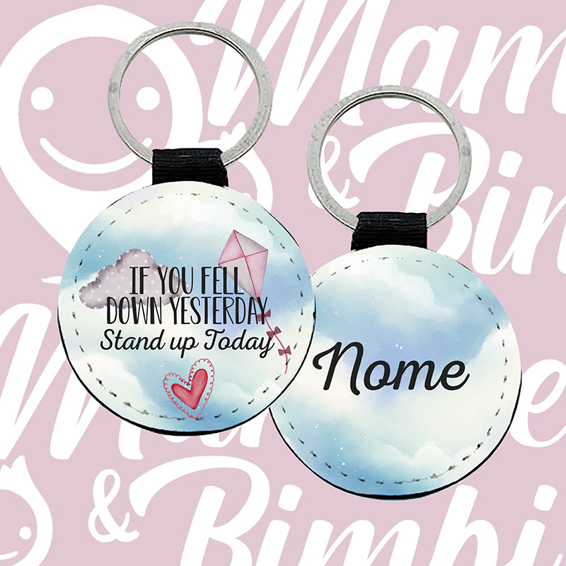 Portachiavi Motivational Quotes PERSONALIZZABILE - immagine 2