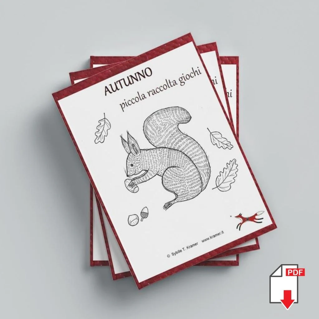 Raccolta Giochi Didattici "Autunno" multilingua. Formato pdf, età 4-10 - immagine 2