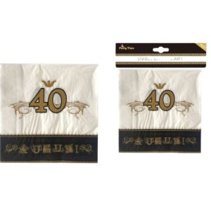 Tovaglioli di Carta 40 Anni