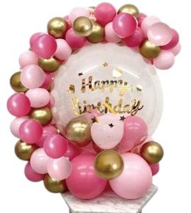 Composizione Palloncini HAPPY BIRTHDAY