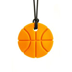 CIONDOLO MASTICABILE  BASKET ARANCIO –  Durezza DURO
