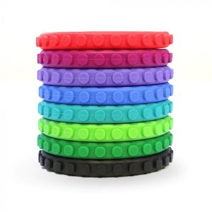 BRACCIALE MASTICABILE TEXTURE ARK- BLU O VERDE Standardhärte (Kinder)