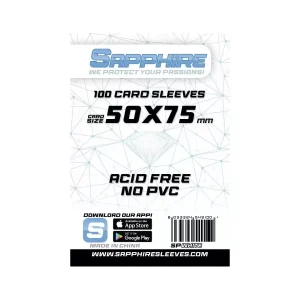 100 Bustine Sapphire White (50x75)