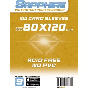 100 Bustine Sapphire Gold (80x120)