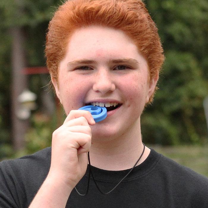 CIONDOLO MASTICABILE NINJA ROSSO- Durezza SOFT - immagine 4