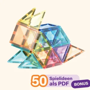 Costruzioni magnetiche COLORMAG 60 pezzi - pastel