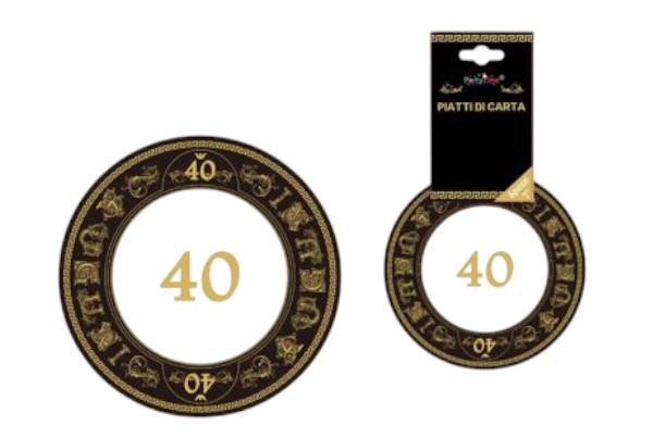 Piatti di Carta 40 Anni - immagine 3