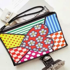Diamond Painting pochette Cuore Patchwork
