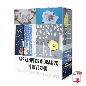 Corso Apprendere Giocando in Inverno. Età fino ai 6 anni. Formato Pdf.