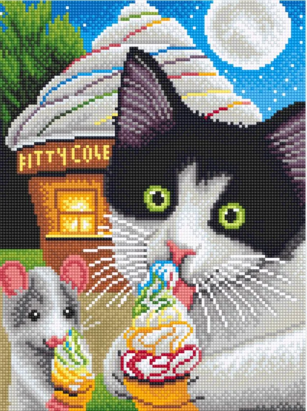 Diamond painting Amici golosi - immagine 3