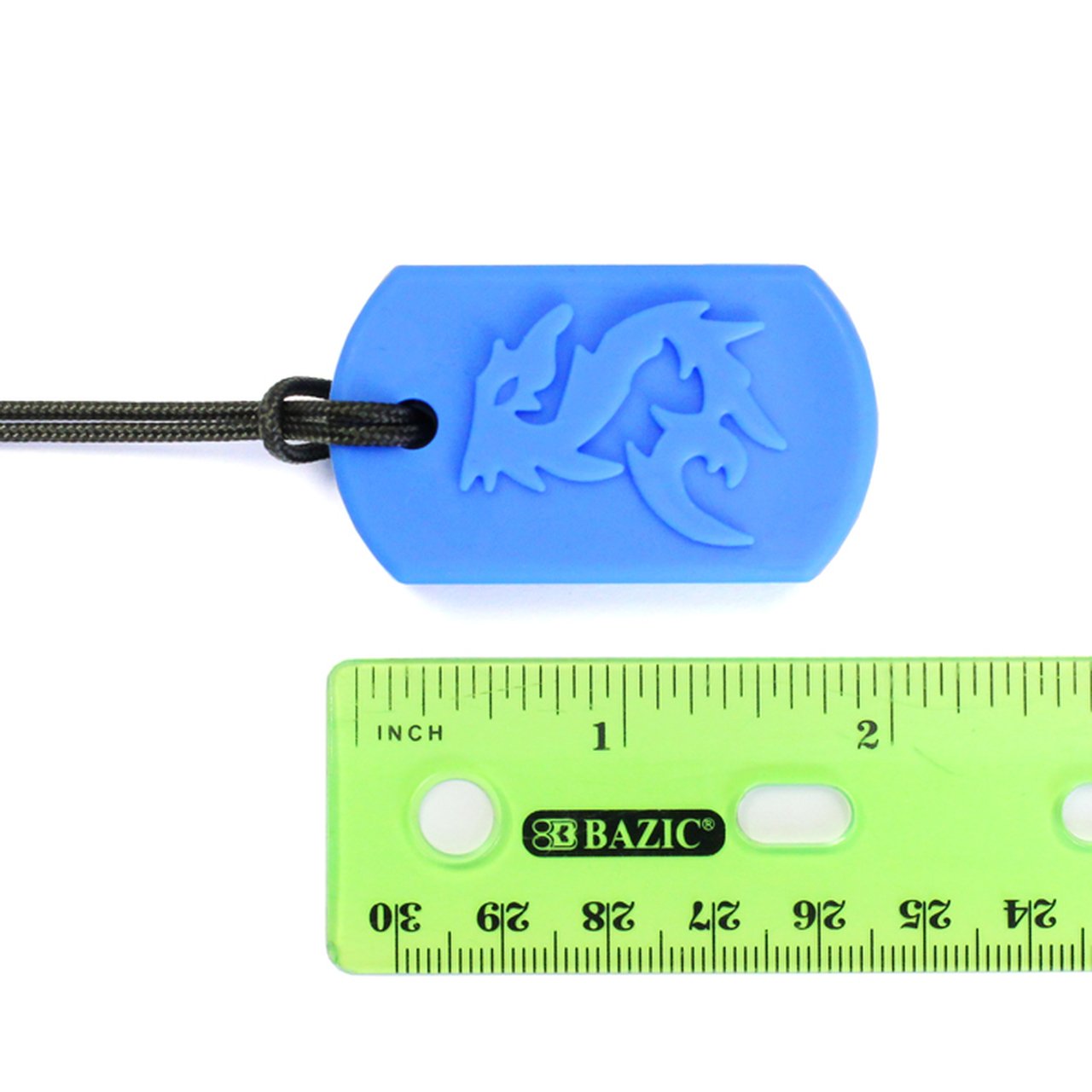 CIONDOLO MASTICABILE MEDAGLIA DRAGO VERDE – Durezza XT/Media - immagine 3