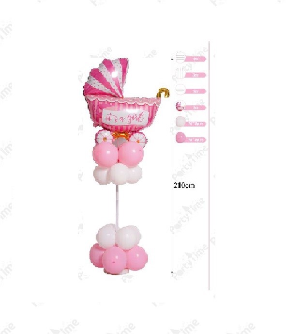 Composizione Palloncini IT’S A GIRL - immagine 2
