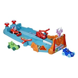 PJ Masks Pista Lancia Auto 4 Veicoli