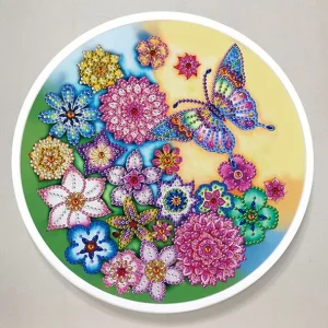 Diamond Painting Farfalla sui fiori