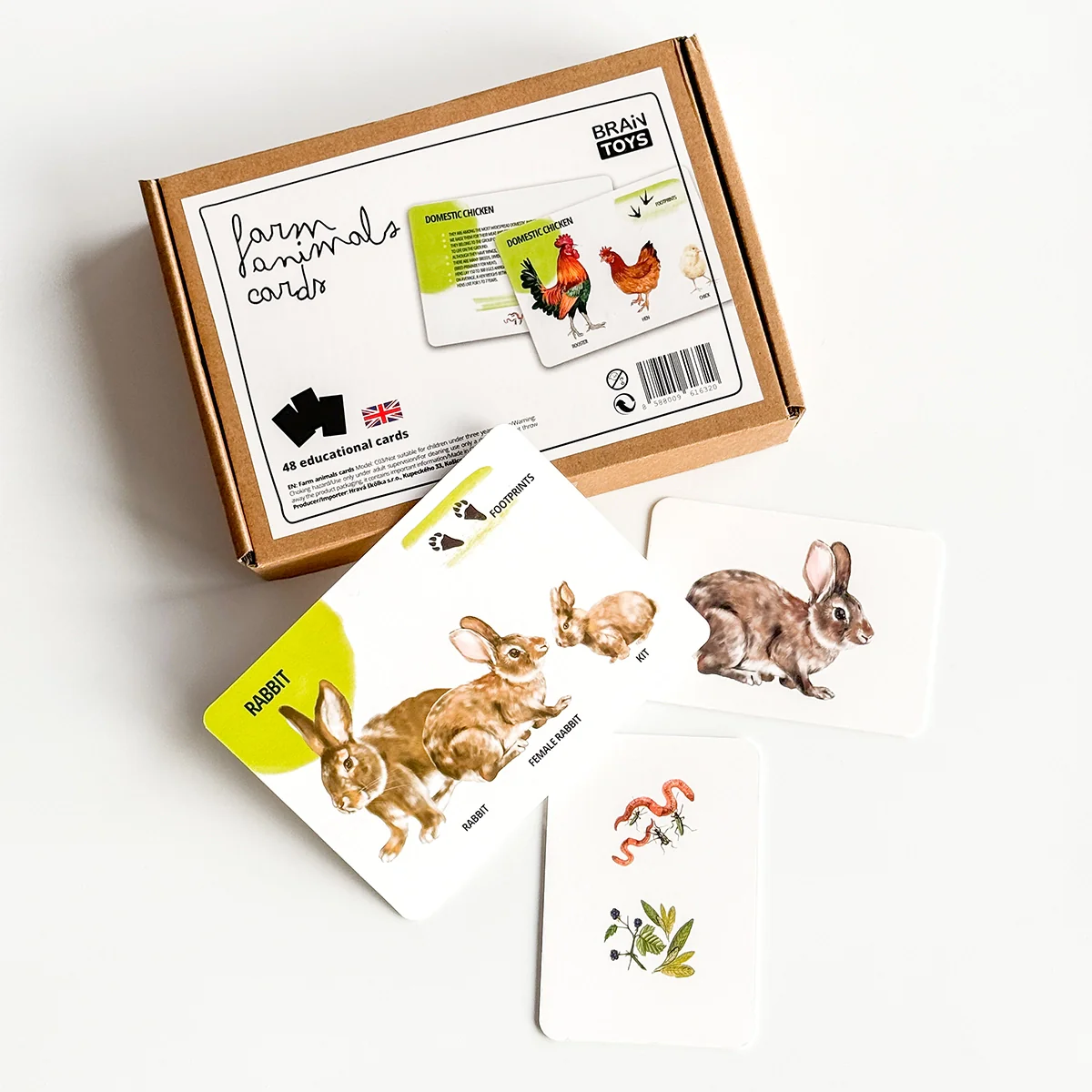 Set di Carte Educative: Animali della Fattoria - immagine 7