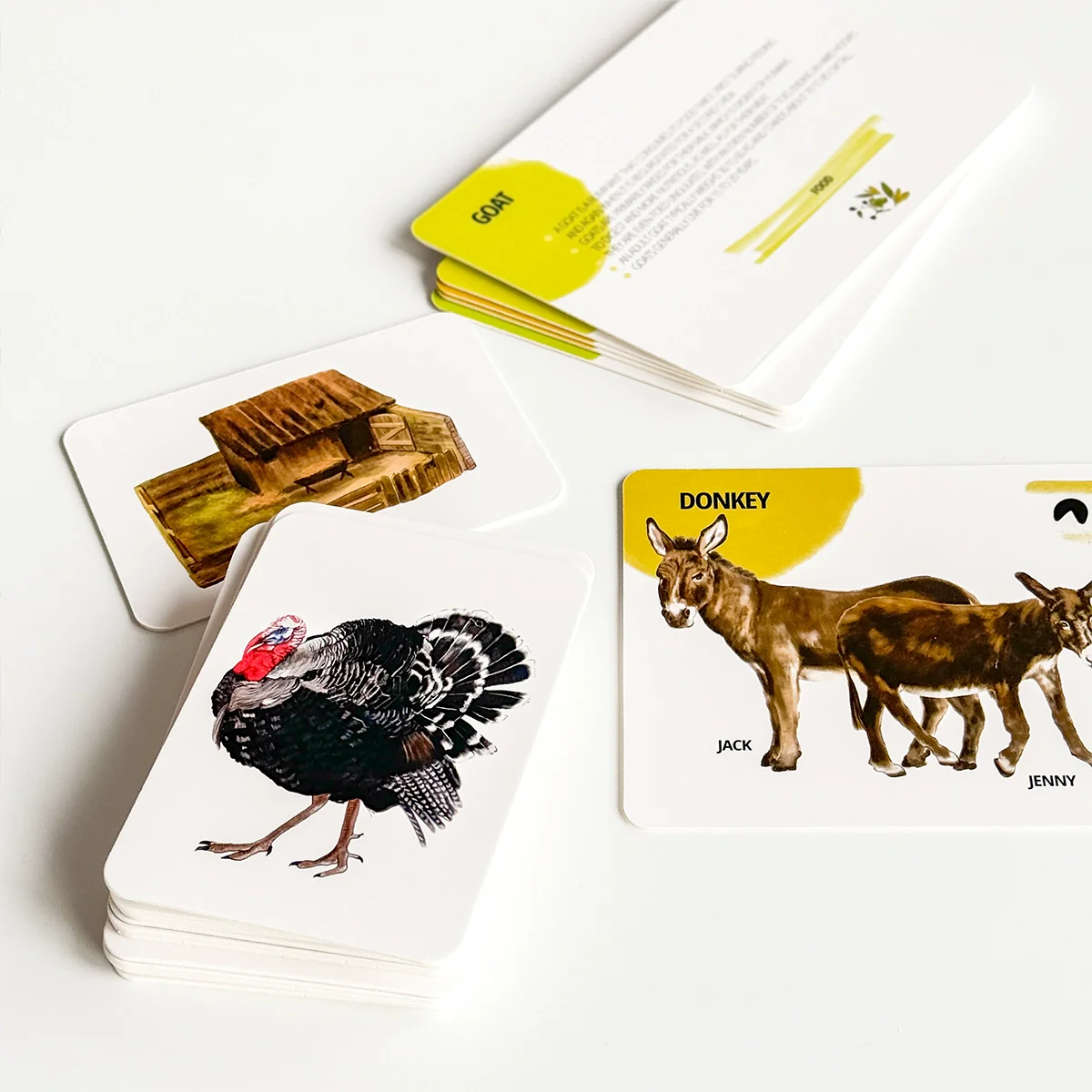 Set di Carte Educative: Animali della Fattoria - immagine 4