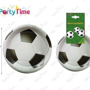 Piatti di Carta Tema Calcio