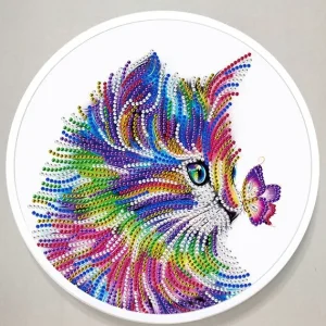 Diamond Painting Gatto Arcobaleno