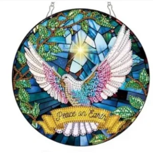 Diamond Painting Ghirlanda Colomba