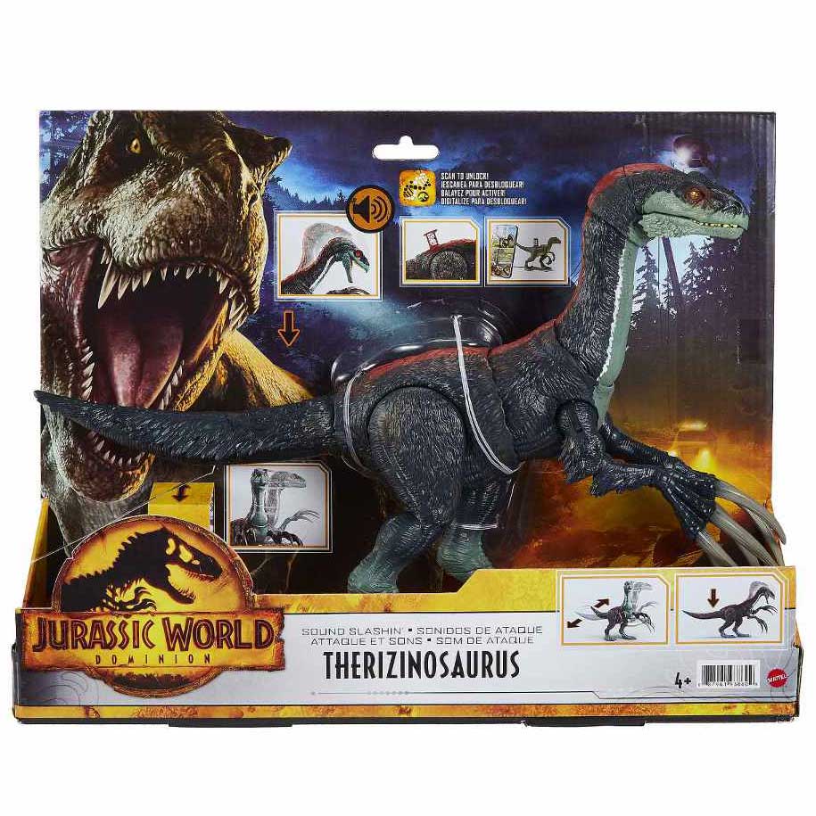 Jurassic World Dominion - Therizinosauro attacco tagliente con attacchi e suoni - immagine 6