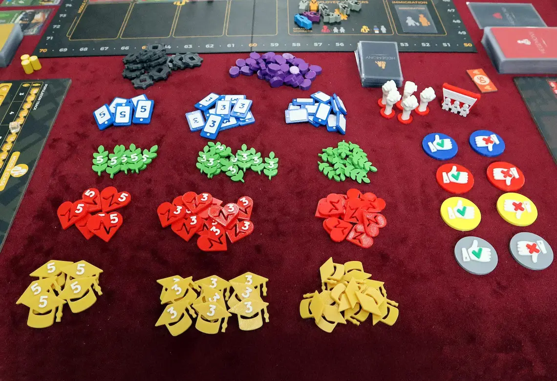 Hegemony - Componenti Deluxe in 3D - immagine 6