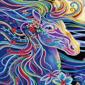 Diamond painting Luminous Horse