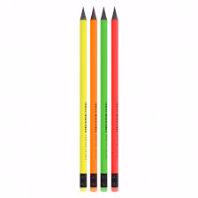 Matita tonda in plastica mina nera con gomma ErichKrauseJOY HB