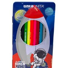 Scatola di pastelli edizione limitata BOY 12 pastelli mina 4,0 FLUO colori forti e vivaci