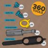 TOOLSET MAKEDO 360 pz- per costruire con il cartone - immagine 3