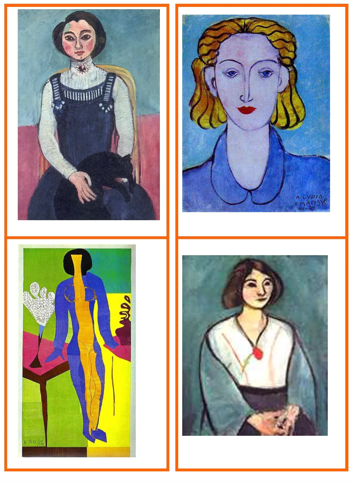 Matisse! Esempio di laboratorio creativo DIY. Età 5-15 anni. Formato pdf. - immagine 4
