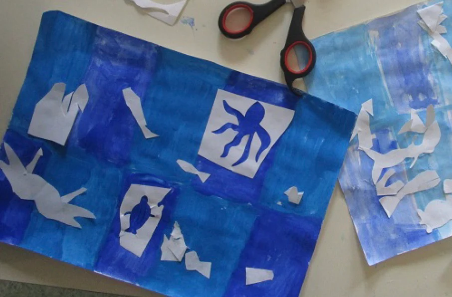 Matisse! Esempio di laboratorio creativo DIY. Età 5-15 anni. Formato pdf. - immagine 5