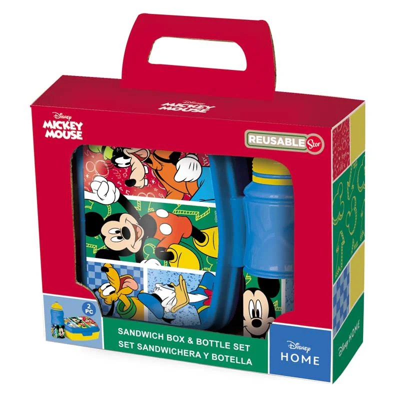 PORTAMERENDE + BORRACCIA 380ML TOPOLINO - STOR - immagine 2