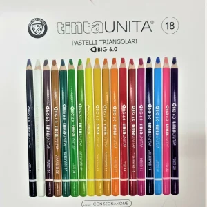 18 PASTELLI TRIANGOLARI MINA 6.0 - TINTAUNITA