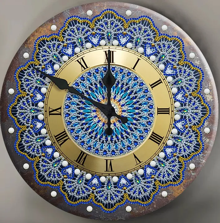 Diamond Painting Orologio Mandala - immagine 2